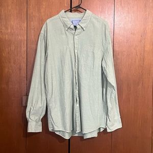 Saddlebred Green Button Up Shirt XL